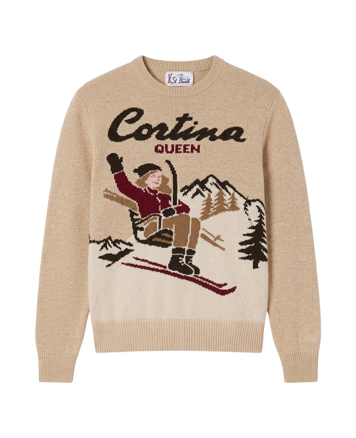 MC2 SAINT BARTH Maglia MC2 Saint Barth donna QUE0018 00234M 11 New Queen Cortina Beige QUE001800234M 11