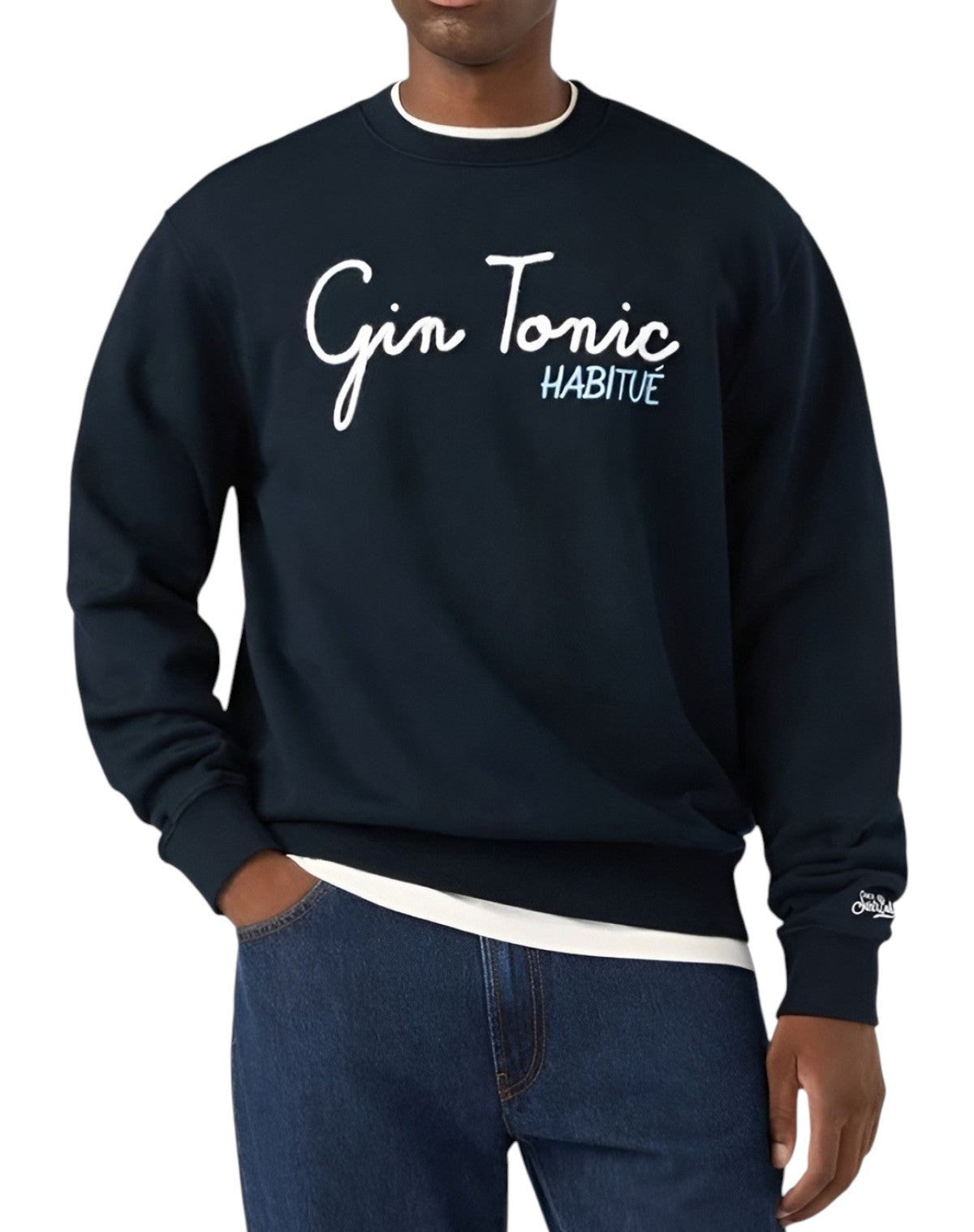 MC2 SAINT BARTH Felpa MC2 Saint Barth uomo SOH0004 02832M 61 Soho N Gin Tonic Blu Navy 1 SOH000402832M 61