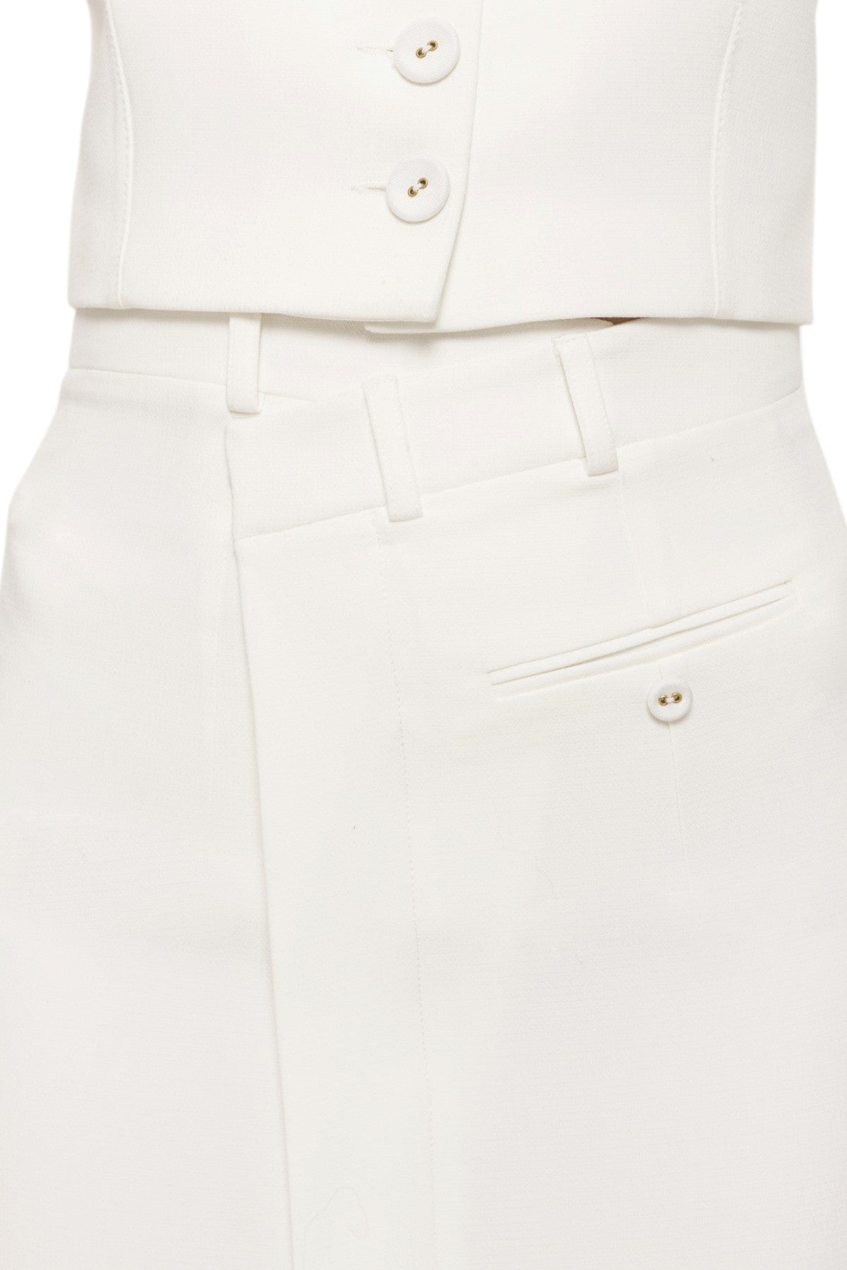 NISSA Gonna Nissa donna F16779 1 midi sartoriale Bianco F16779 1