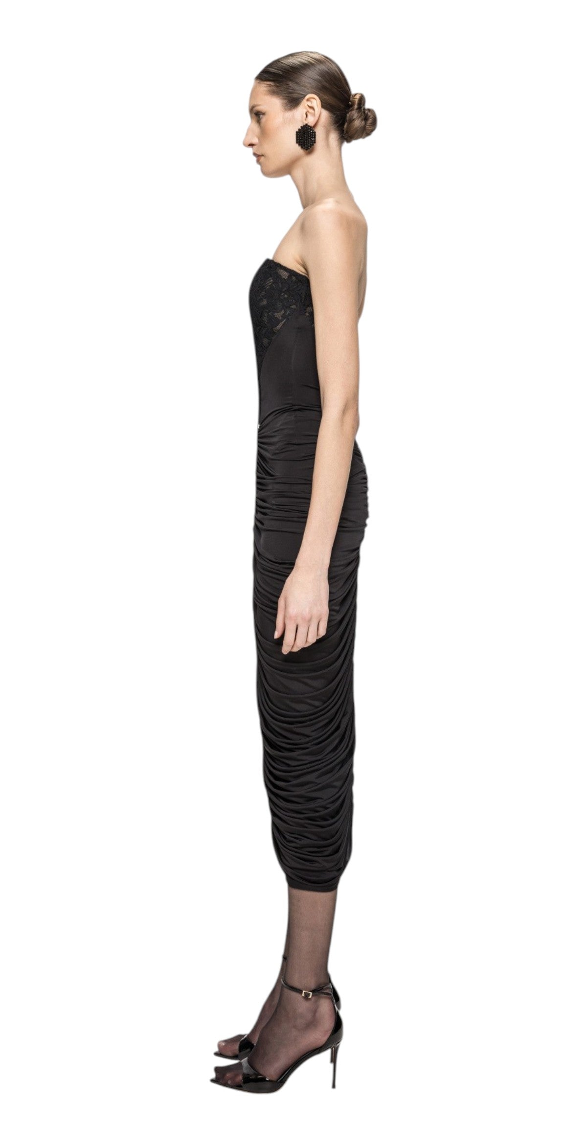 NIssa Abito Nissa donna RS16714 99 corsetto aderente Nero RS16714 99