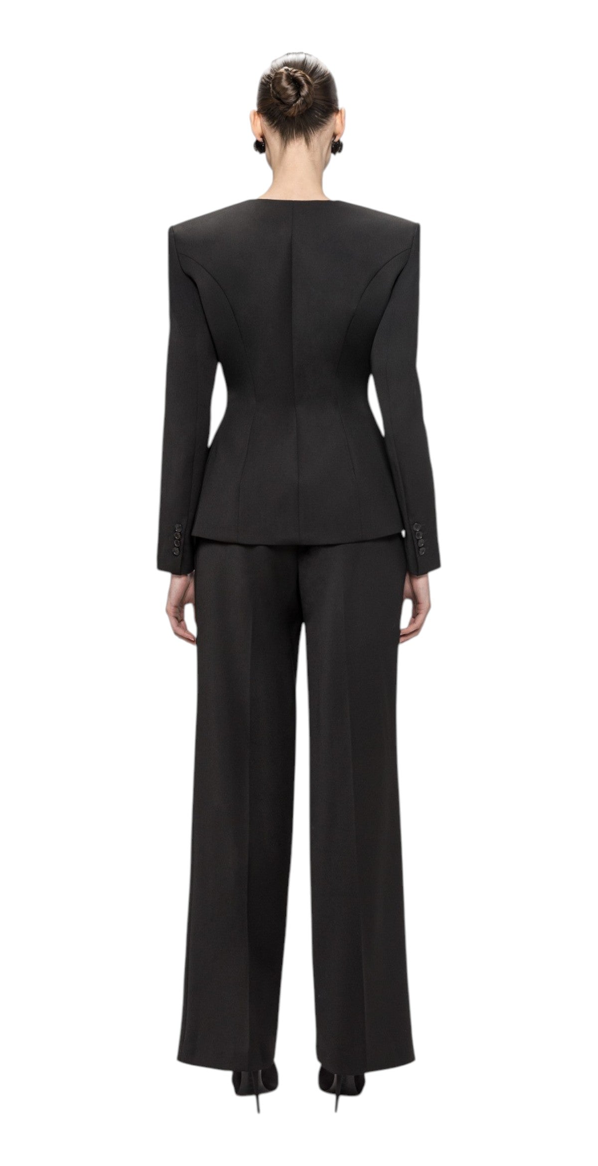 NISSA Giacca Nissa donna SS1374 99 in misto lana Nero SS1374 99