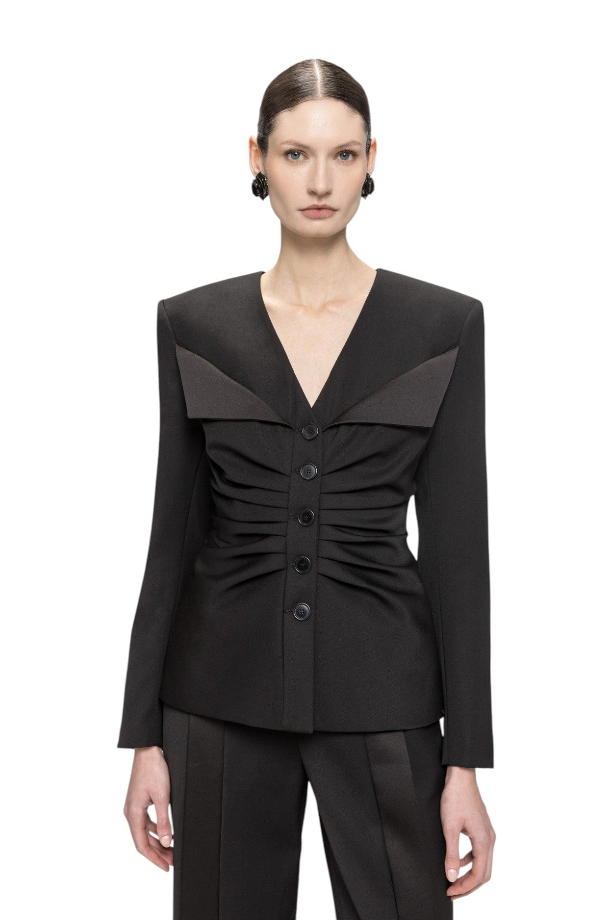 NISSA Giacca Nissa donna SS1374 99 in misto lana Nero SS1374 99