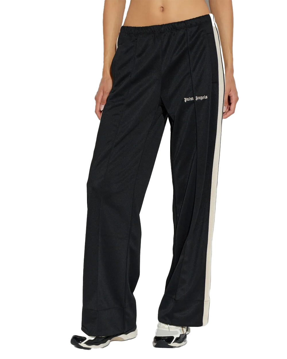 PALM ANGELS Pantalone PALM ANGELS donna Classic Logo Track Loose PAWCJ005FB001 Nero PAWCJ005FB001 1003