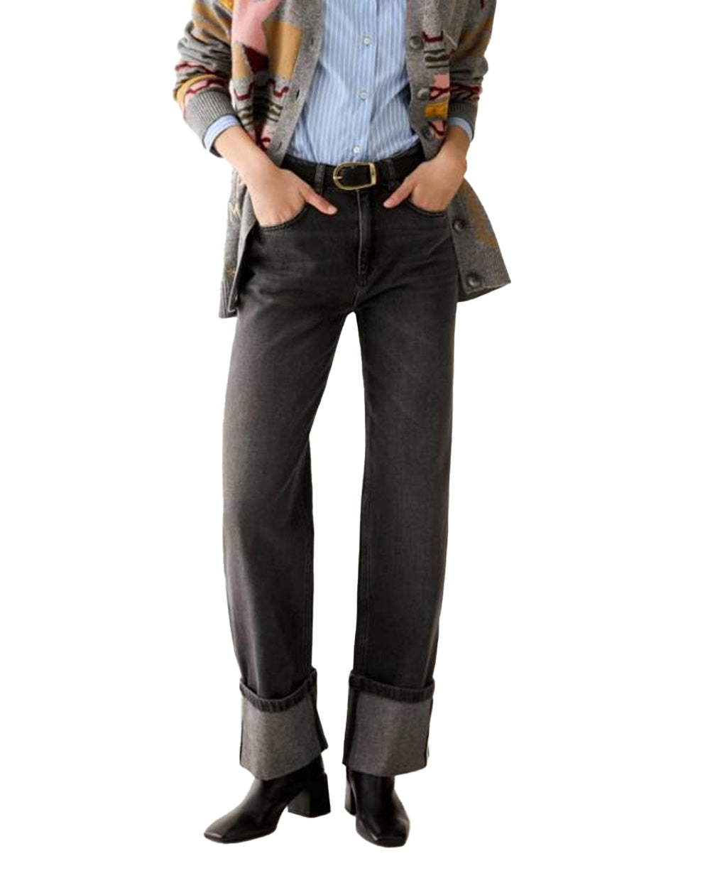 PENNYBLACK Jeans PENNYBLACK donna STRAIGHT 2621186083200 Grigio 2621186083200 003