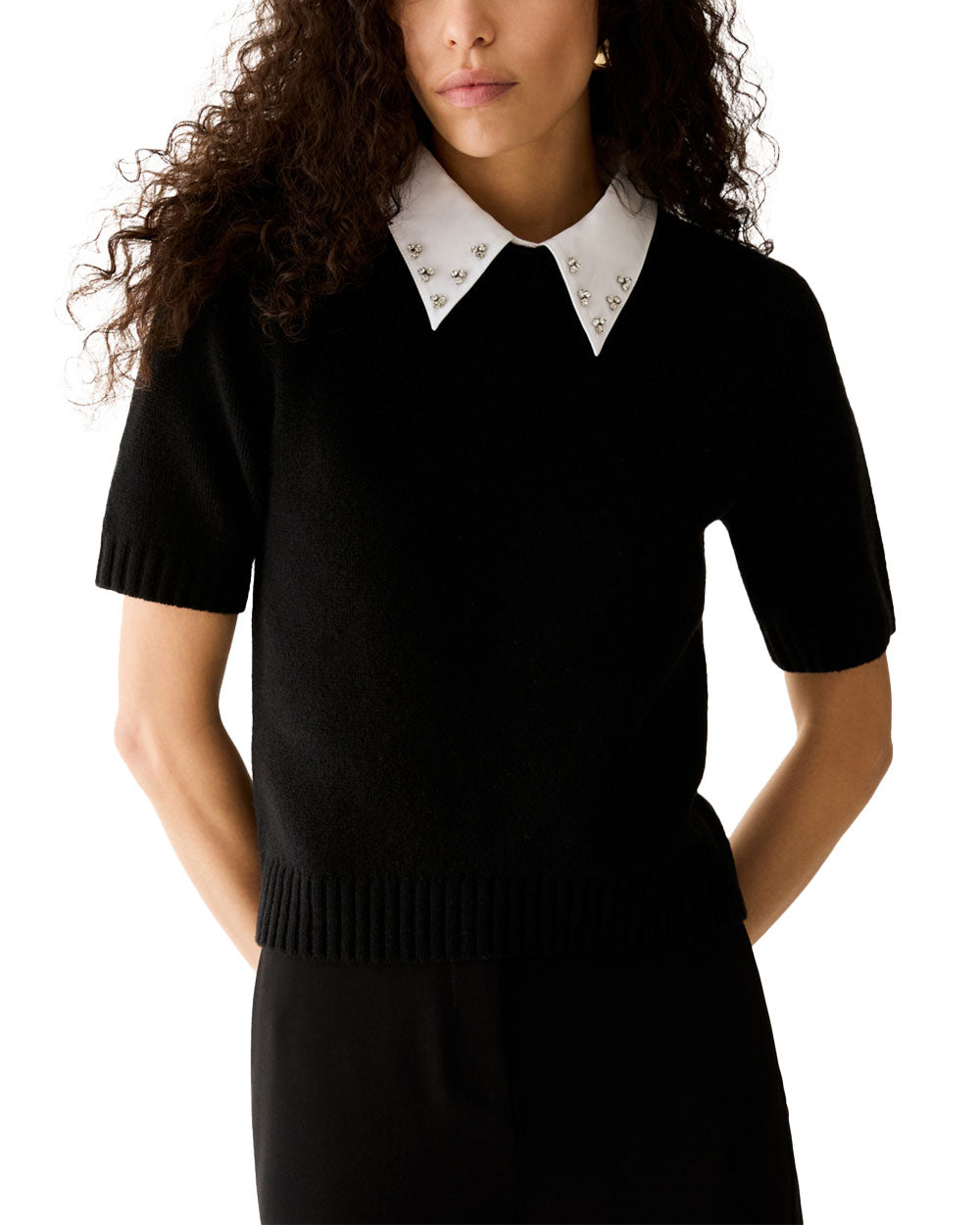 PENNYBLACK Maglia PENNYBLACK donna Lampada 2621366112200002 Nera Colletto 2621366112200 002