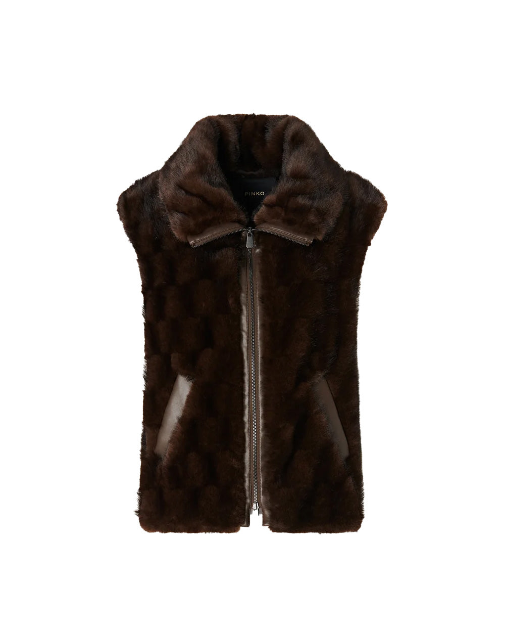 PINKO Gilet PINKO donna 106939A3C5 GLOSSINA Marrone 106939A3C5 M11