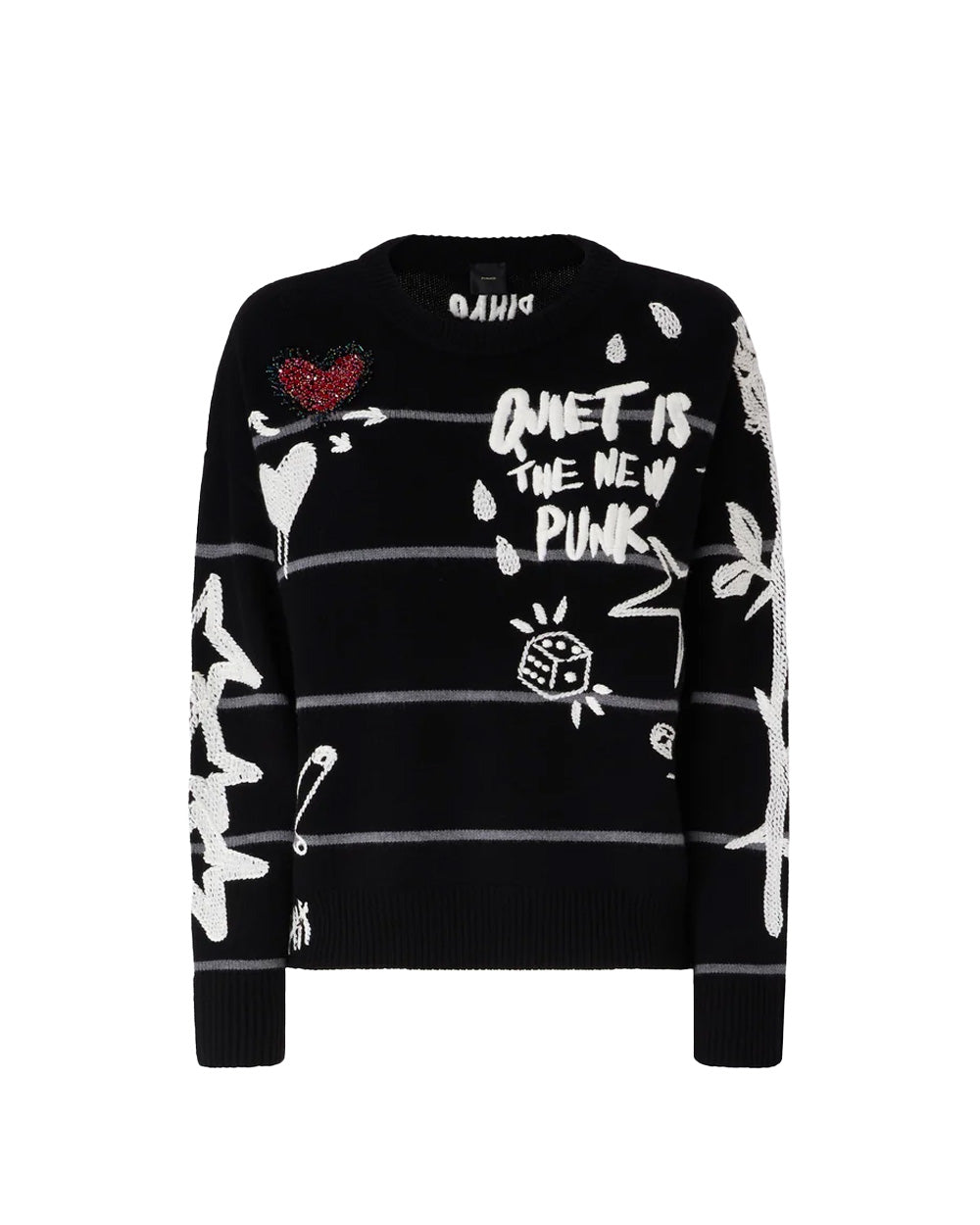 PINKO Maglia PINKO donna 107502A2PK NUOVA ANDROS Nero 107502A2PK ZIK