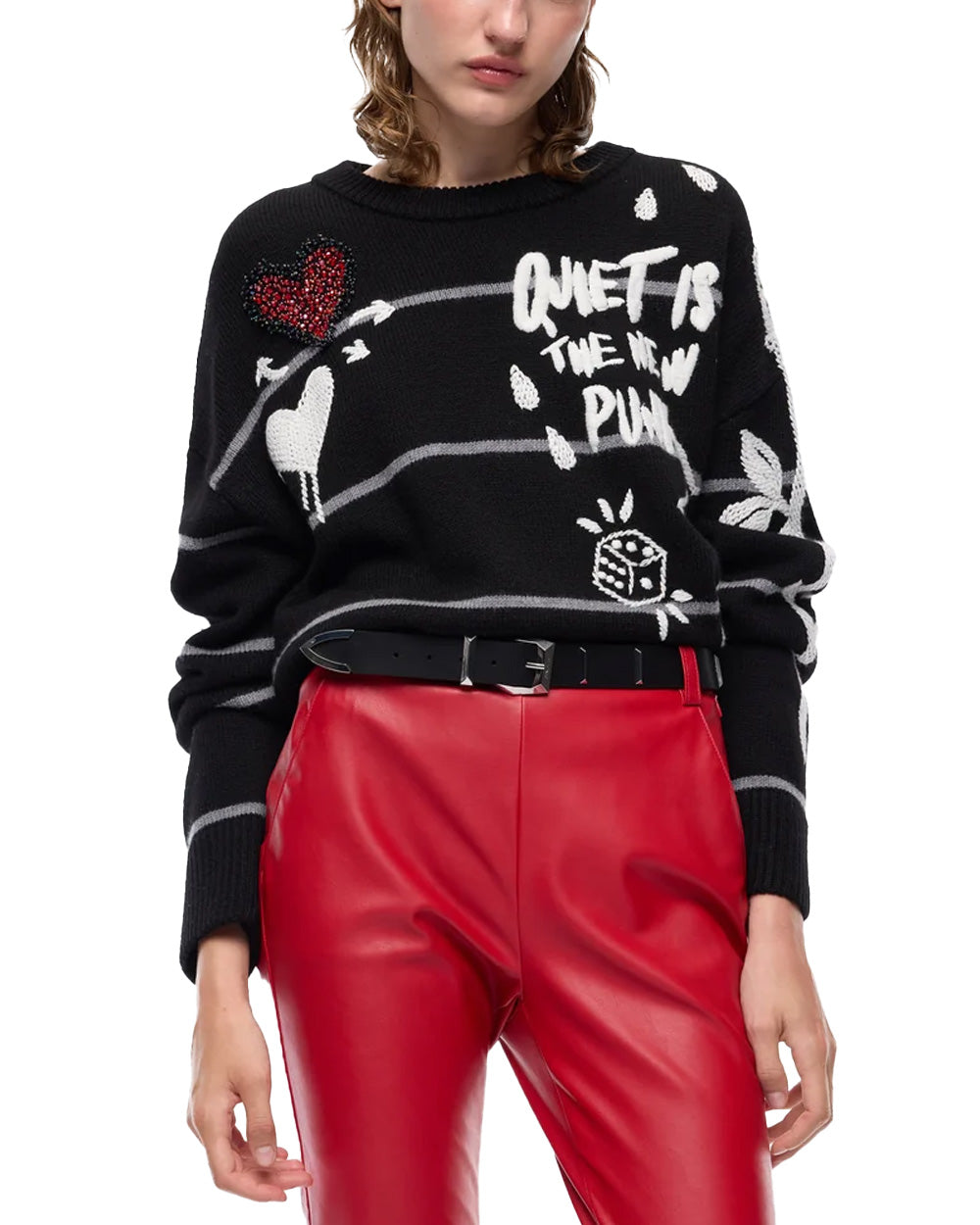 PINKO Maglia PINKO donna 107502A2PK NUOVA ANDROS Nero 107502A2PK ZIK