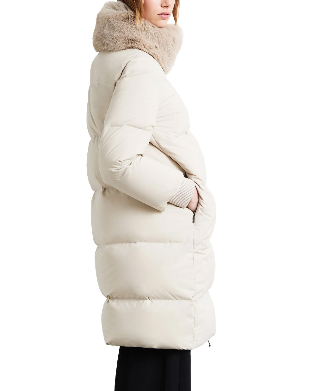 RRD Giubbino Fly Tubic 18 Parka Fur RRD donna W26584F White sand W26584F 85