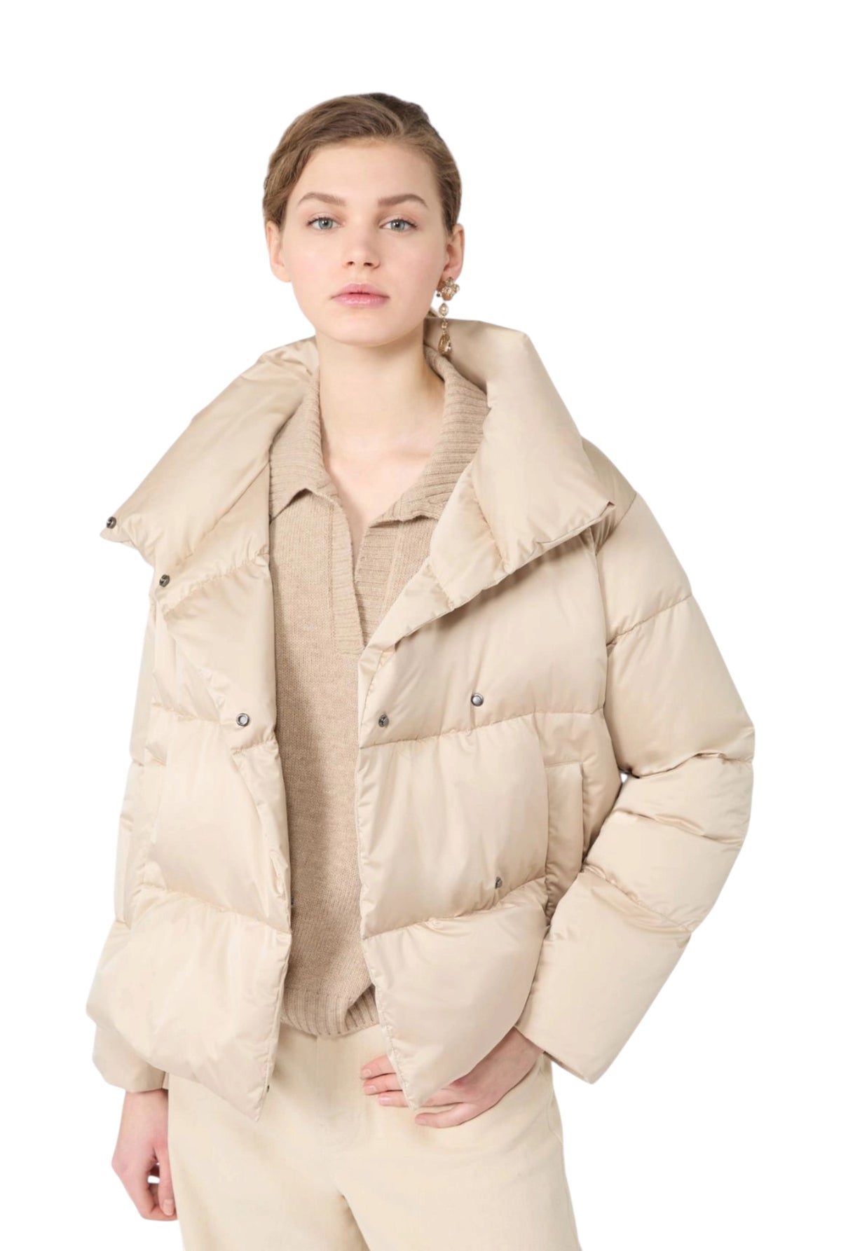 WEEKEND Giubbino Weekend donna 2625486052600 001 Matassa Beige 2625486052600 001