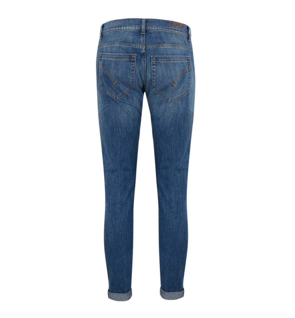 DONDUP Jeans Dondup uomo UP232 DS107 George blu medio skinny denim stretch<BR/> UP232DS107 IL6 800