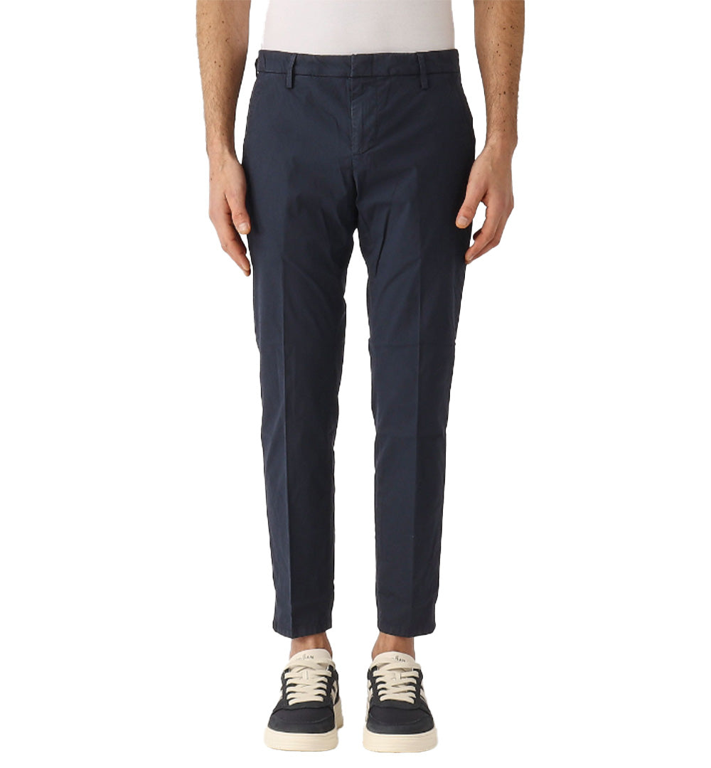 DONDUP Pantalone Dondup Gaubert uomo UP518PSE025 PTD Blu slim fit bottone cerniera UP518PSE025 PTD 890