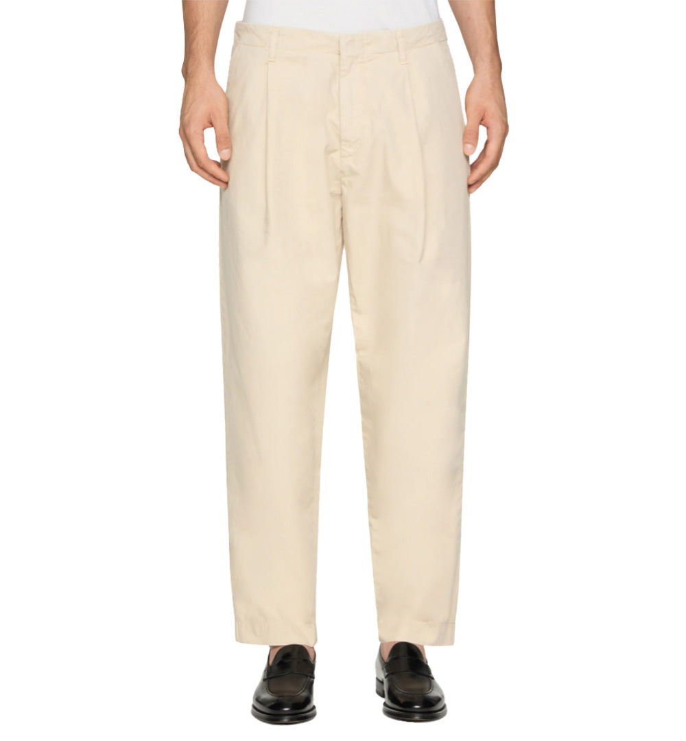 DONDUP Pantalone Dondup Miles uomo UP669CFK18U Beige pinces chino logo UP669CFK18U 004