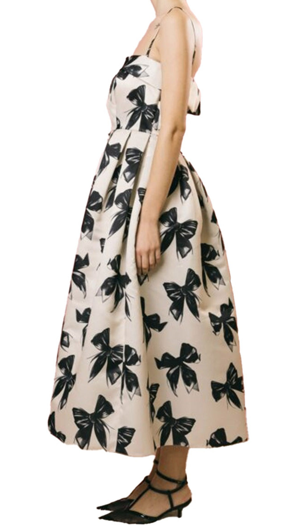 GIADA CURTI Abito Giada Curti donna A400D01 nero beige A400 D01
