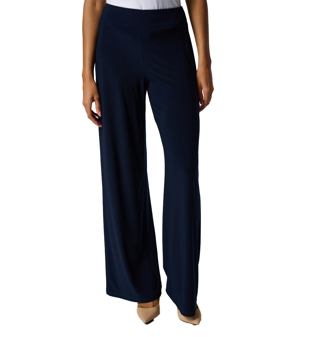 JOSEPH RIBKOFF Pantalone Joseph Ribkoff donna 221340S25 Blu scuro tinta unita wide leg gamba larga<BR/> 221340S25 2166