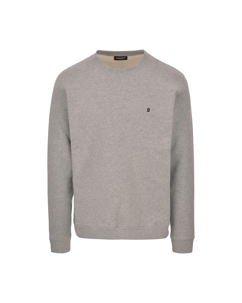 DONDUP Felpa DONDUP uomo UF641KF0196UZL4 Grigia cotone design essenziale vestibilità regolare UF641KF0196UZL4 920