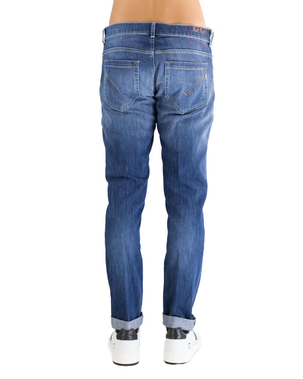 DONDUP Jeans DONDUP uomo GEORGE UP232DS0107ULE9 Blu fit moderno cotone denim stretch UP232DS0107ULE9 800