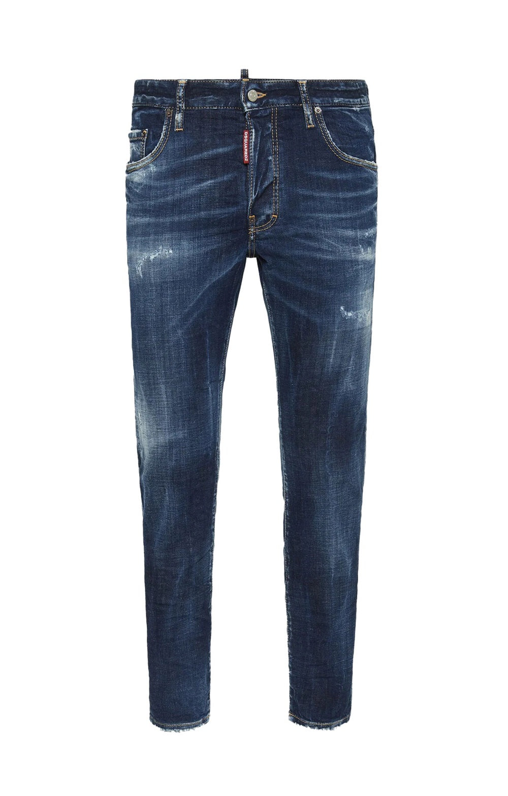 DSQUARED2 Jeans Dsquared2 uomo S71LB1642S30664470 blu scuro denim skater jean S71LB1642S30664 470