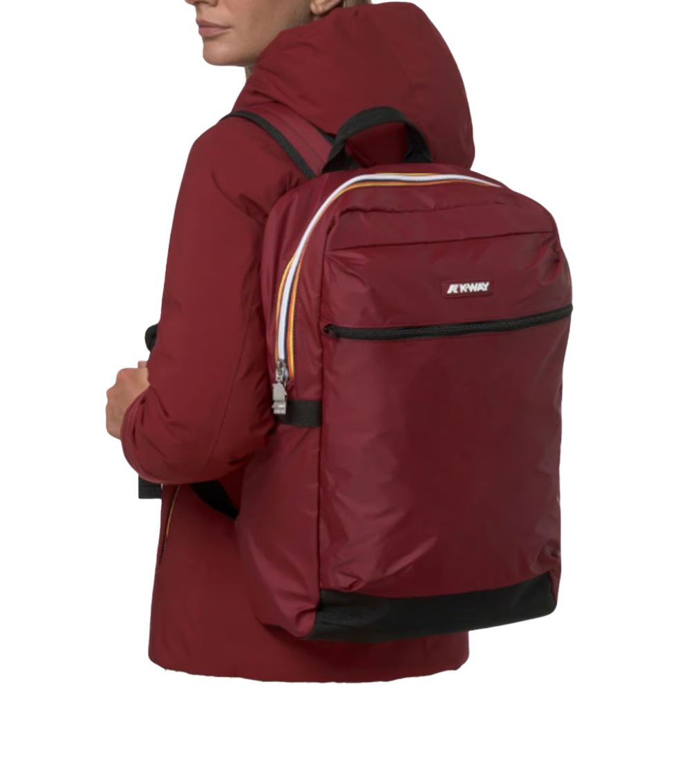 K-WAY Zaino K-way uomo K2116RWWNM Laon rosso granata K2116RW WNM
