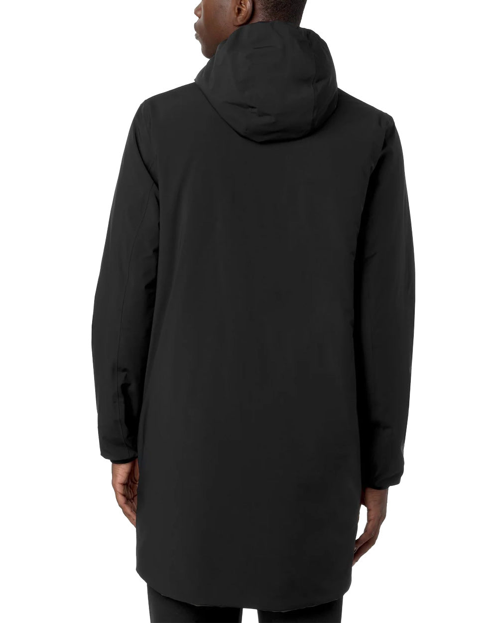 K-WAY Giubbino K-WAY uomo JACOB ST WARM REVERSIBLE K6128WW Nero/Verde vestibilità slim logo silicone bianco cappuccio regolabile chiusura con zip K6128WW AH3