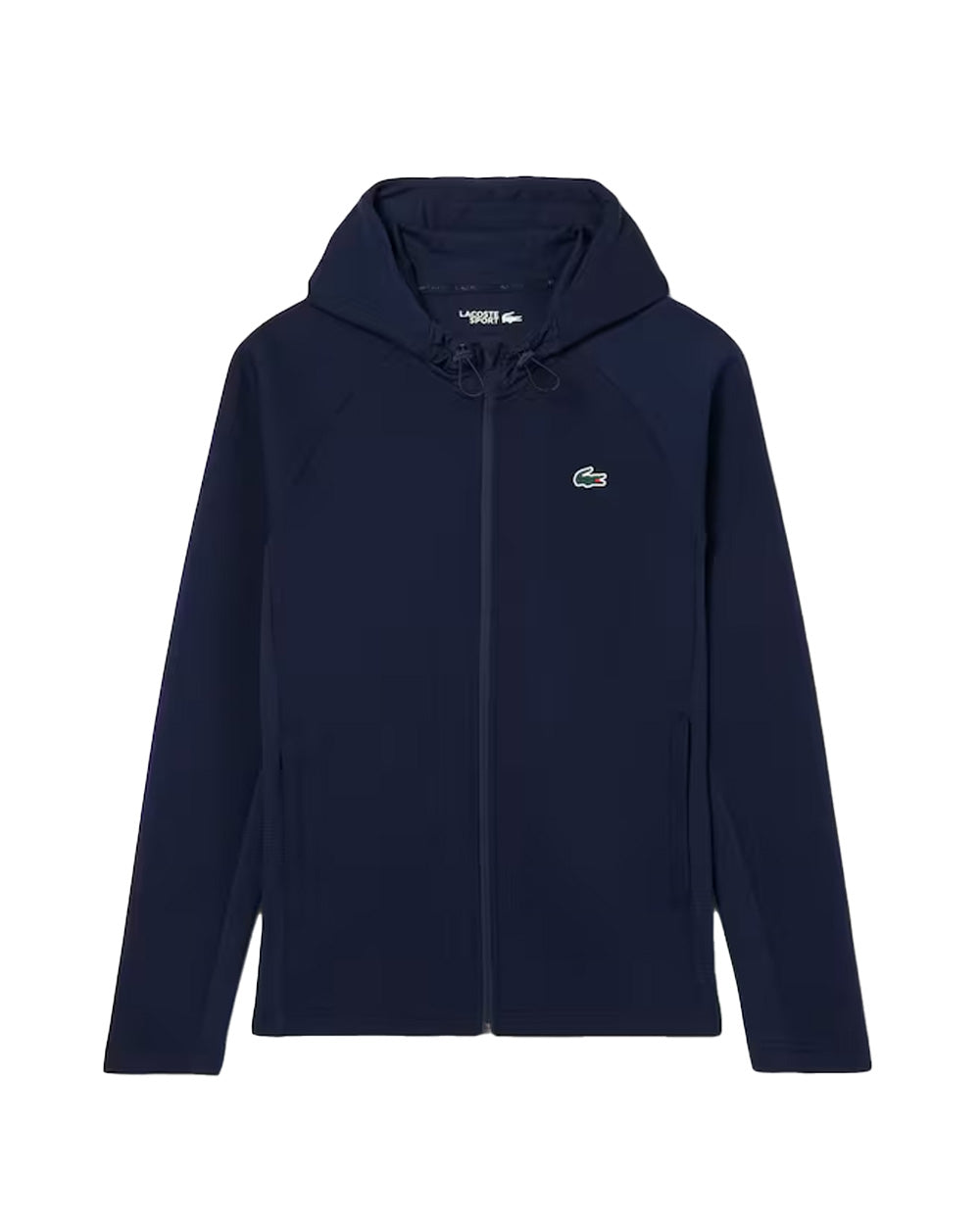 LACOSTE Felpa Lacoste uomo SH8914 Blu giacc sportiva con cappuccio regolabile tasche laterali logo SH8914 423
