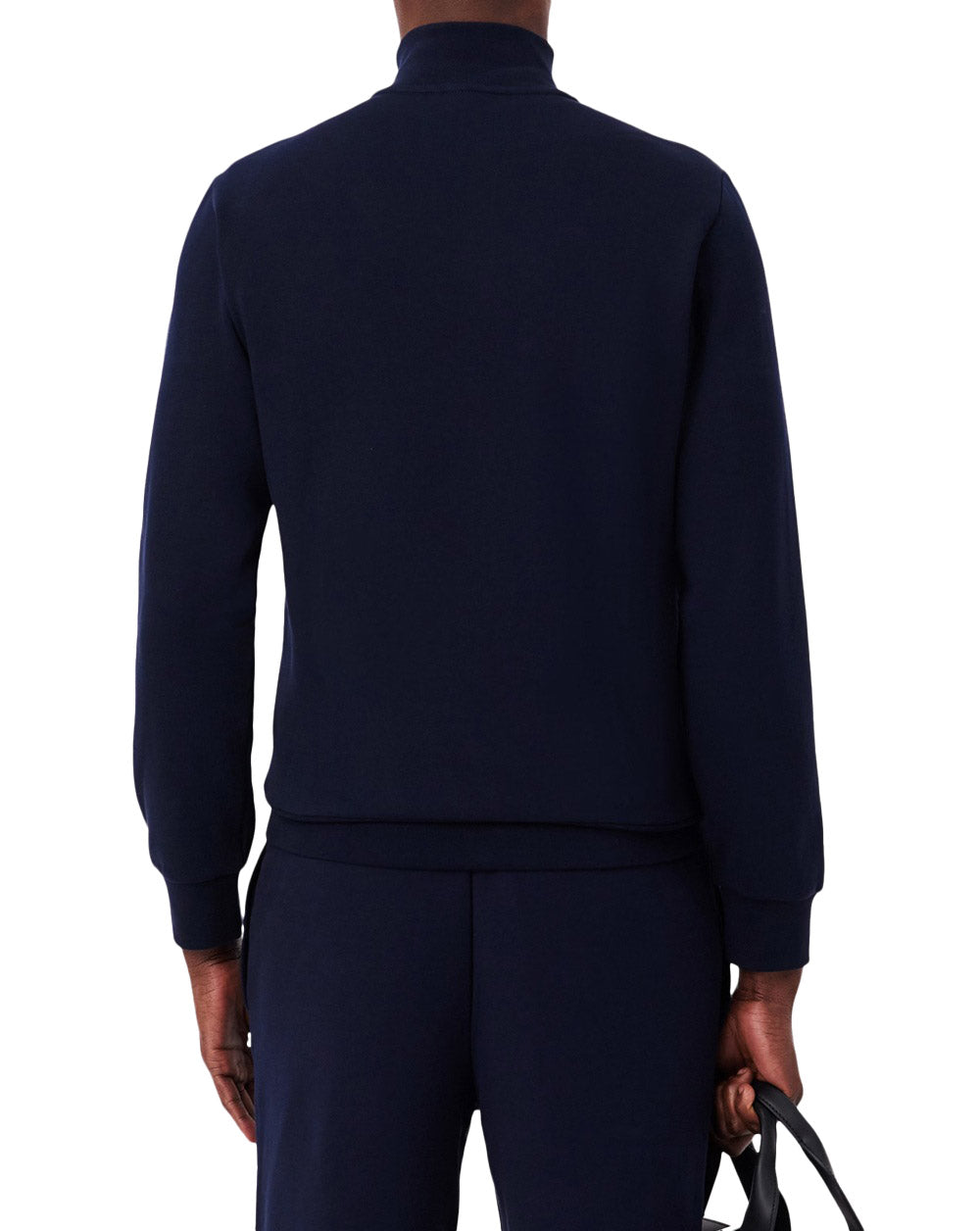 LACOSTE Felpa Lacoste uomo SH9622166 Blu con zip SH9622 166