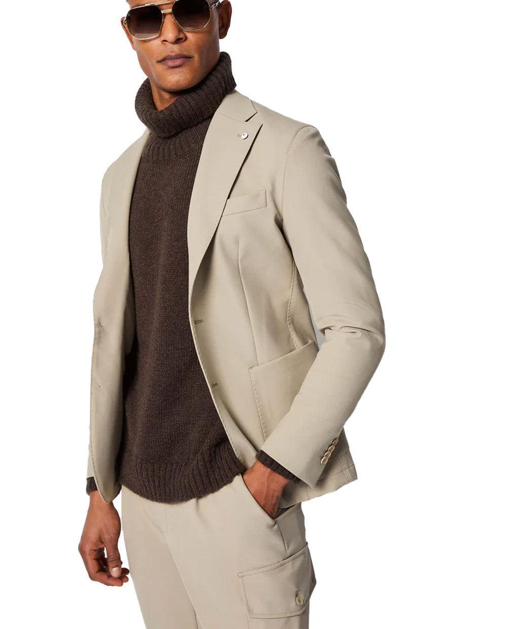 L.B.M. 1911 Giacca L.B.M.1911 uomo 2844 55715 Travele beige rever classico 284455715 1