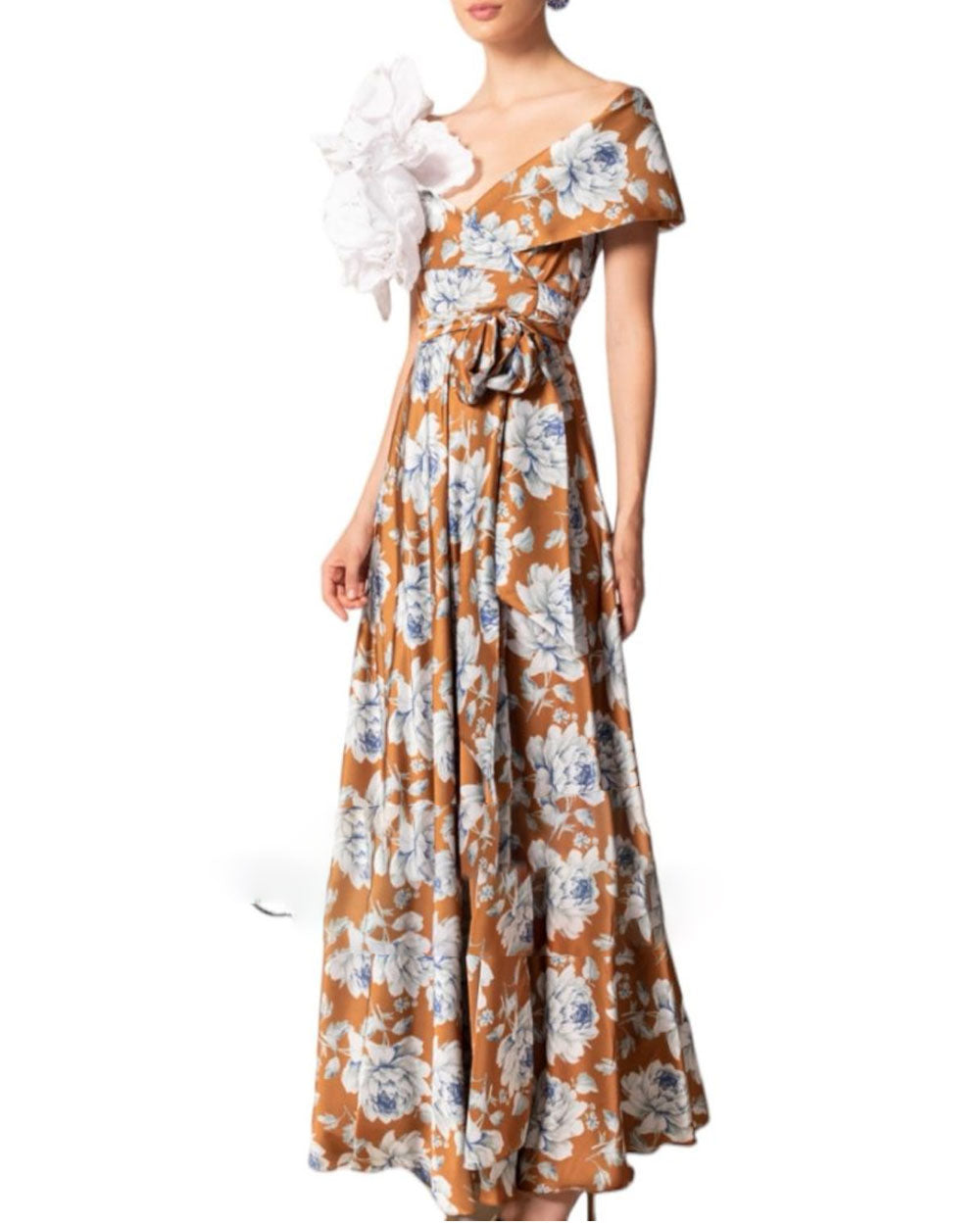 GIADA CURTI Abito Giada Curti donna A397S14 ocra<BR/> A397 S14