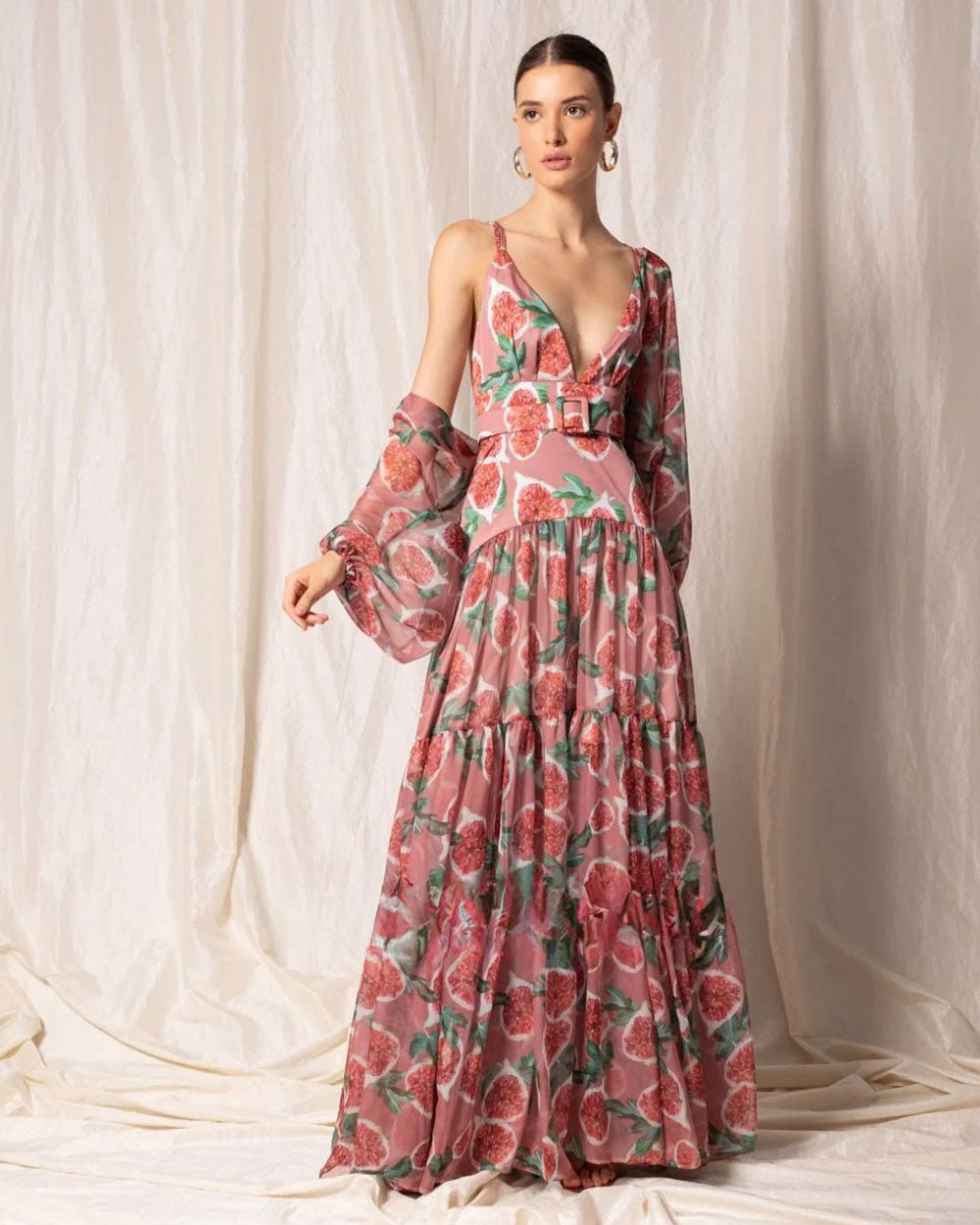 GIADA CURTI Abito Giada Curti donna A515CSS04 corallo A515CS S04