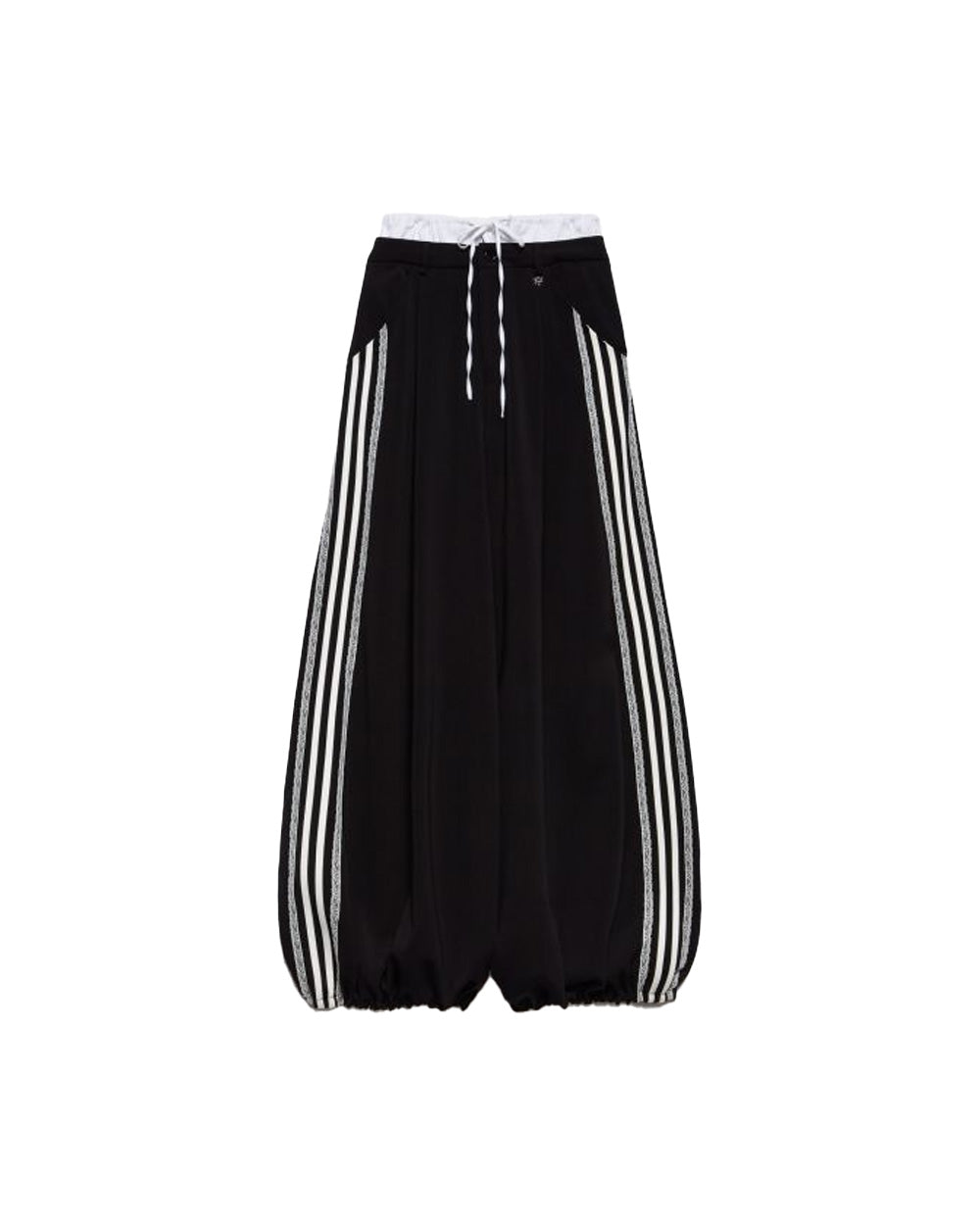 ANIYE BY Pantalone ANIYE BY SANDY donna 185101 Nero baggy coulisse tasche passanti 185101 00336
