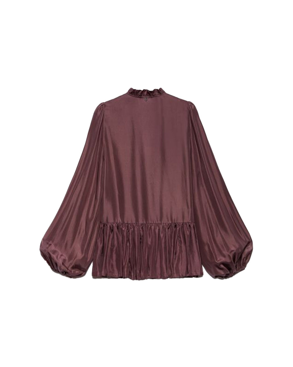 ANIYE BY Camicia ANIYE BY MINA donna 185211 Ciliegia oversize maniche a palloncino volant 185211 02490