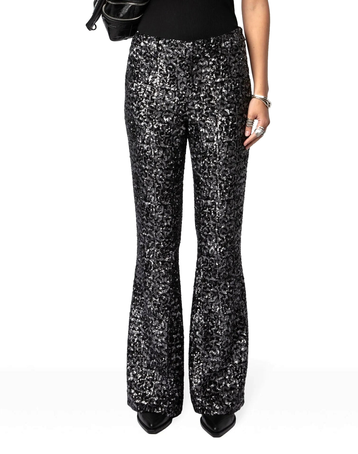 ANIYE BY Pantalone ANIYE BY THELMA donna 185236 Argento paillettes aderenti poliestere<BR/> 185236 02488
