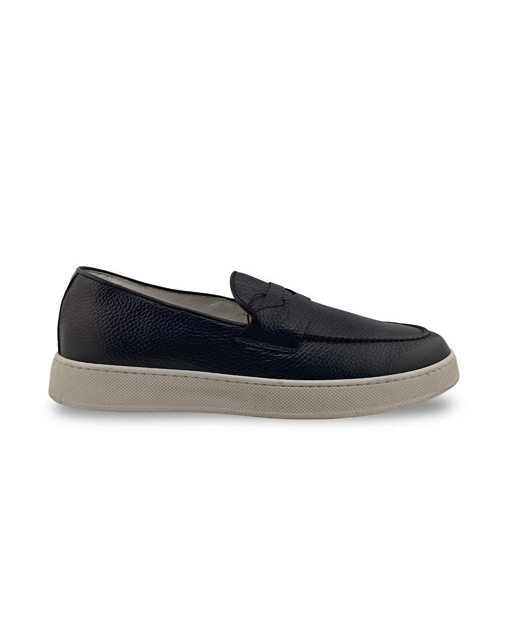 DANIELE ALESSANDRINI Scarpe DANIELE ALESSANDRINI uomo DUEF004 Blu pelle martellata mascherina cucitura rilievo suola gomma DUEF004 7001