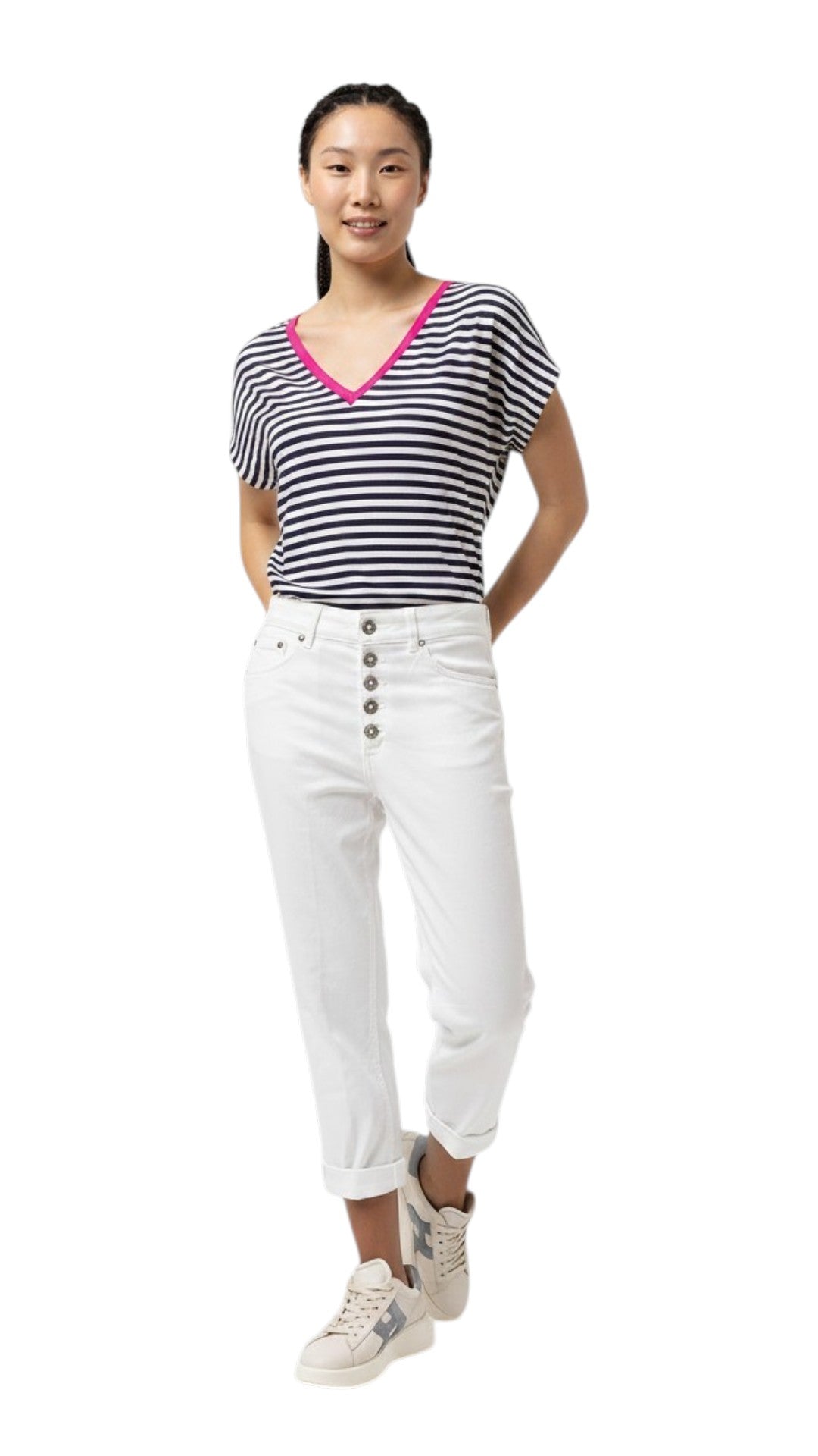 DONDUP Jeans DONDUP donna DP268B BS0030D 000 Bianco DP268BBS003D 000
