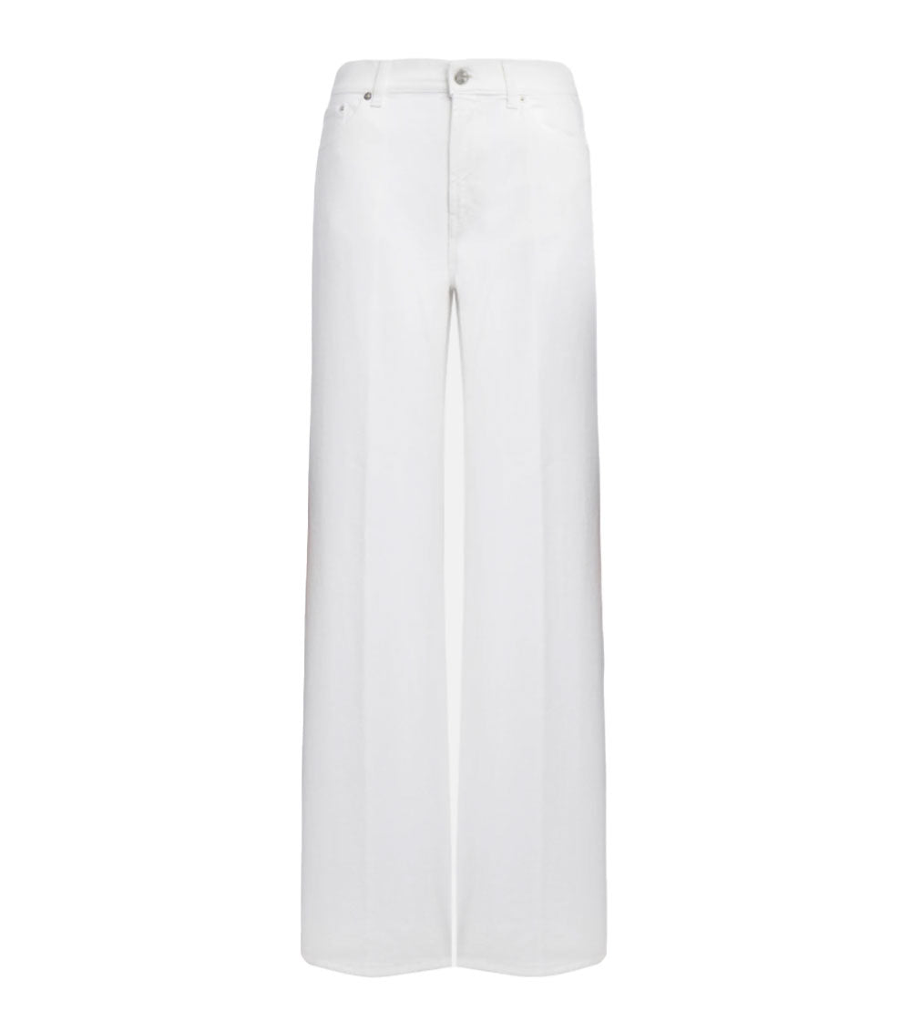 DONDUP Jeans Dondup donna DP619BSE037D Amber bianco wide leg in bull stretch<BR/><BR/> DP619BSE037D 001