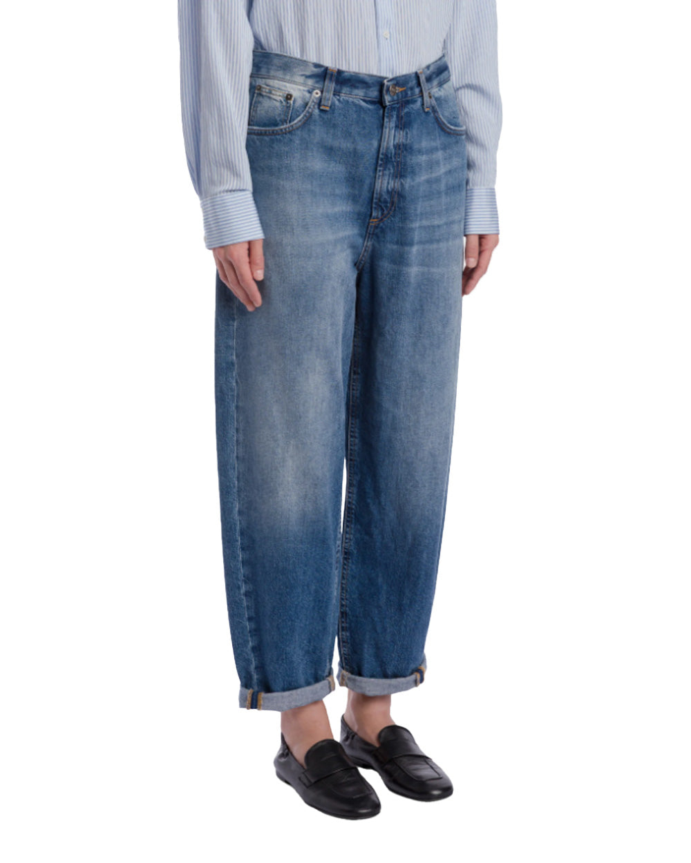 DONDUP Jeans DONDUP donna BESSIE DP784DFE286D Denim DP784DFE286D 800