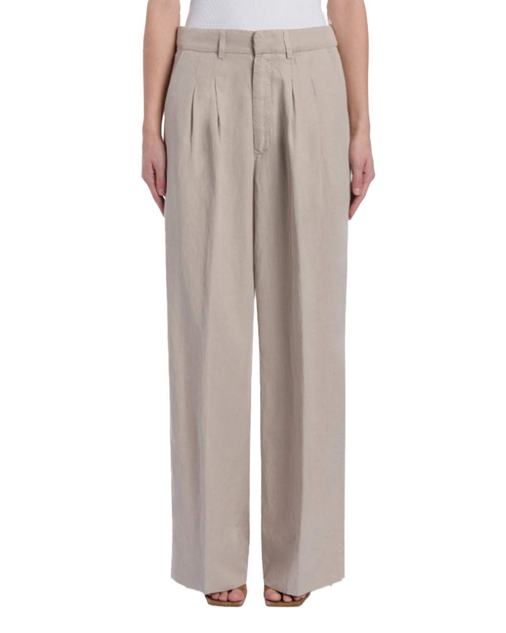 DONDUP Pantalone DONDUP donna Eloise DP843CF0197D Beige w DP843CF0197D 010