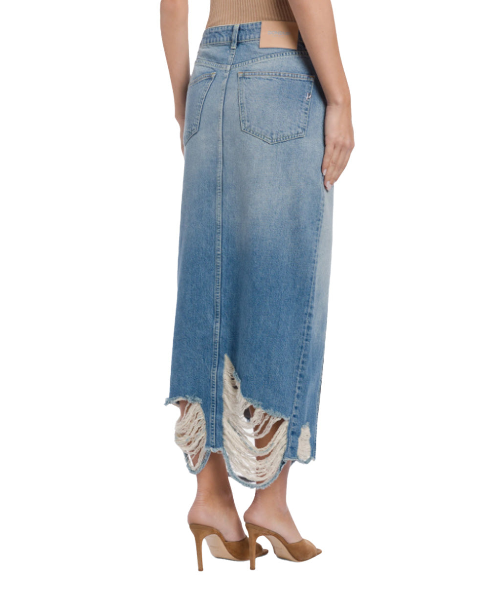 DONDUP Gonna DONDUP donna G610DF0283DMB5 Denim G610DF0283DMB5 800
