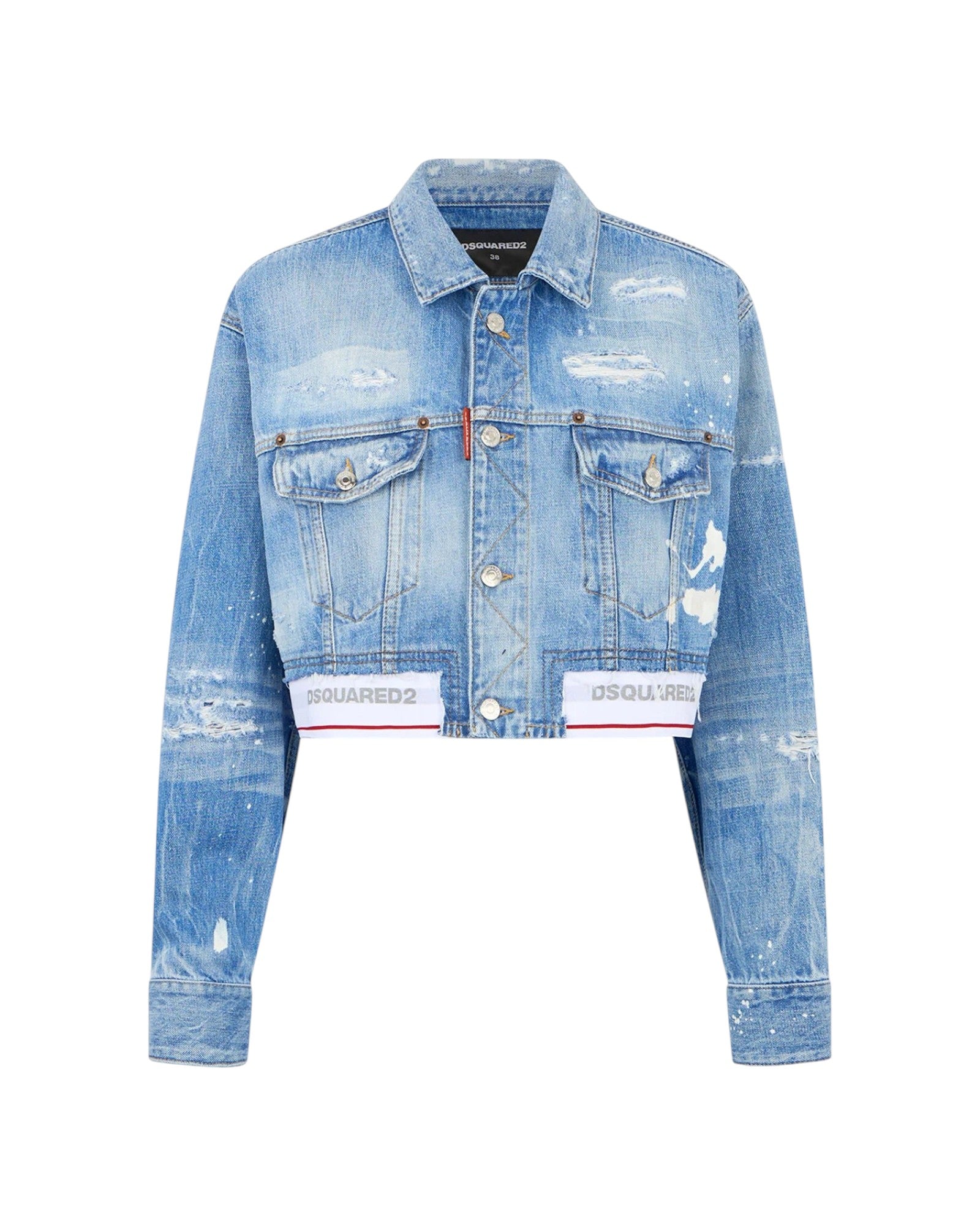 DSQUARED2 Giubbino DSQUARED2 donna S72AM1132 D30038 470 Denim chiaro S72AM1132D30038 470