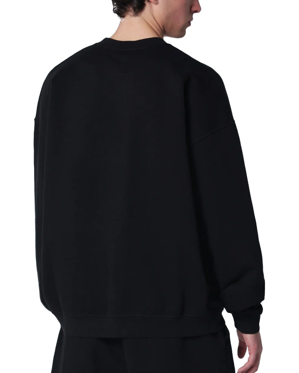 DSQUARED2 Felpa DSQUARED2 uomo Signature Relax Fit S74GU0930D25029 Nera cotone relaxed girocollo logo<BR/> S74GU0930D25029 900