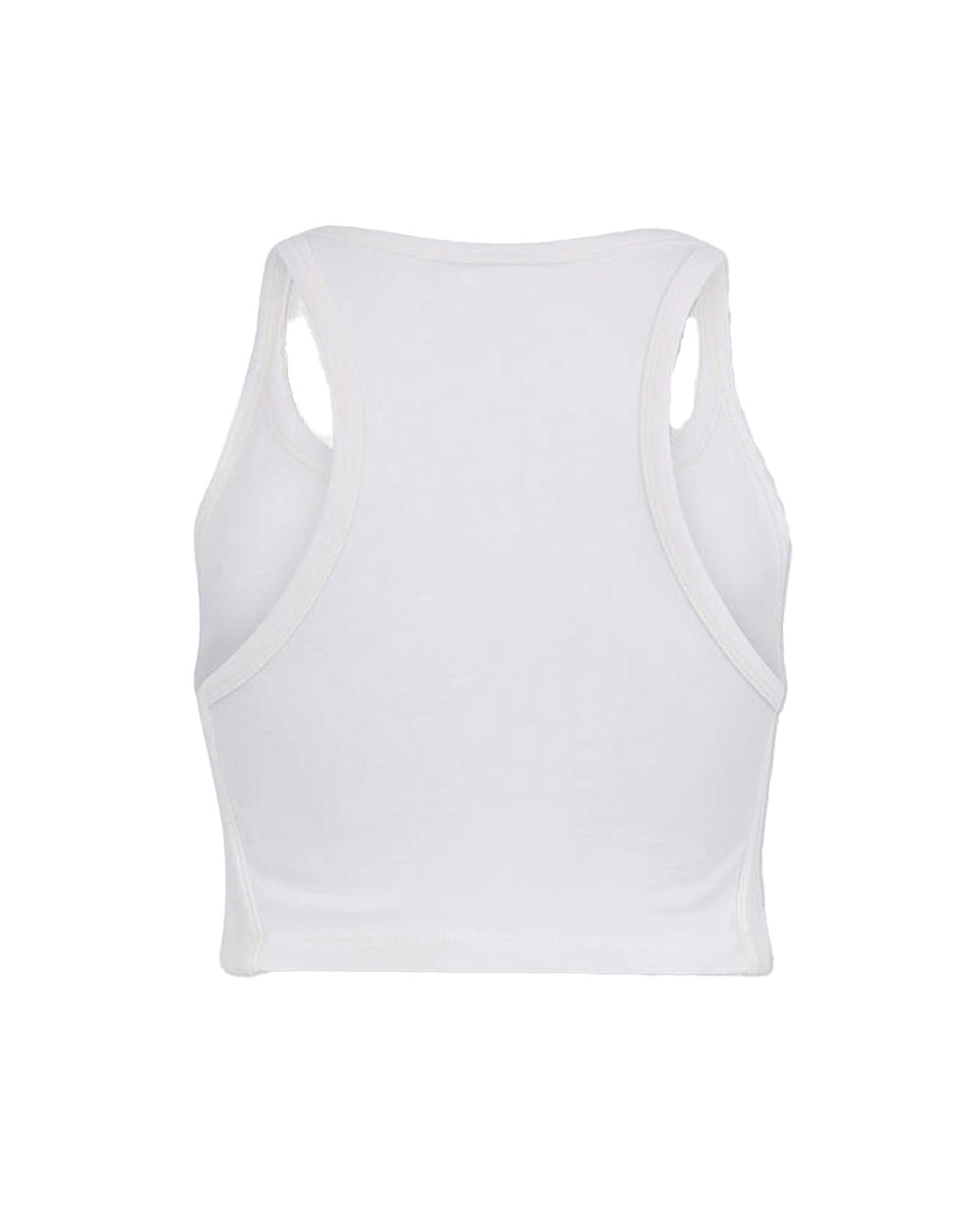 DSQUARED2 Top DSQUARED2 donna S75NL0053D20102 Bianco logo ricamato cotone scollo rotondo S75NL0053D20102 100