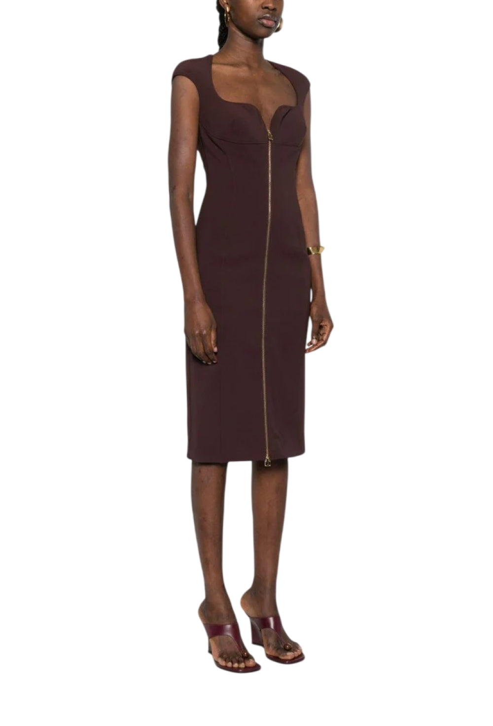 ELISABETTA FRANCHI Abito Elisabetta Franchi donna AB90061E2644 The Club Cacao<BR/> AB90061E2 644