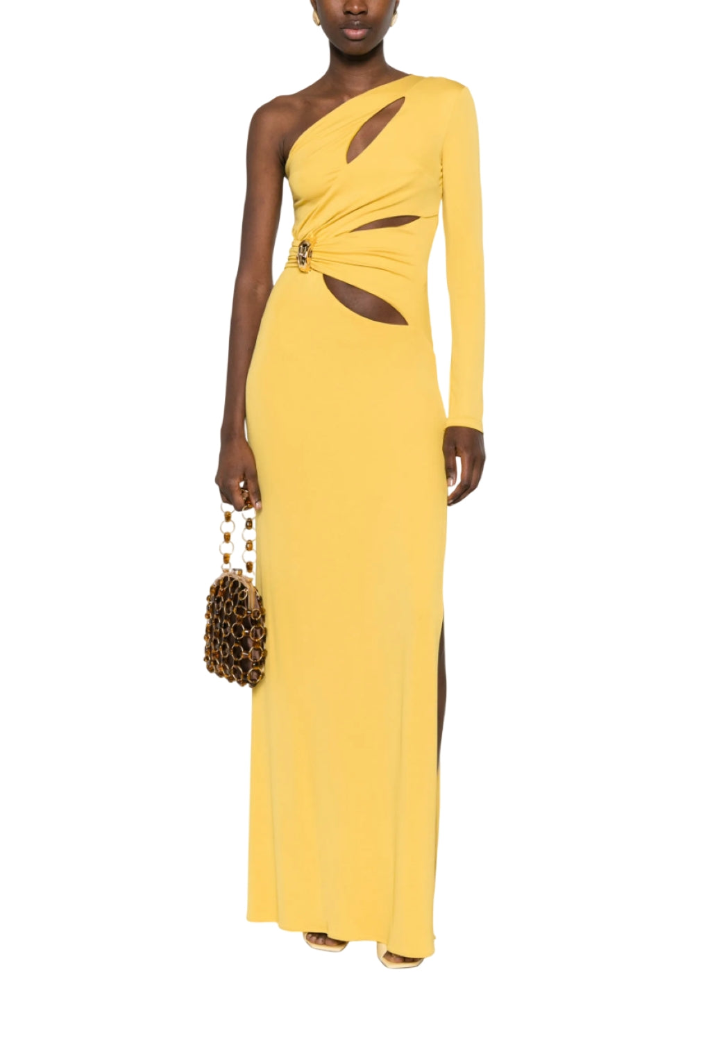 ELISABETTA FRANCHI Abito Elisabetta Franchi donna ABR2561E2EV4 Red Carpet Giallo<BR/> ABR2561E2 EV4