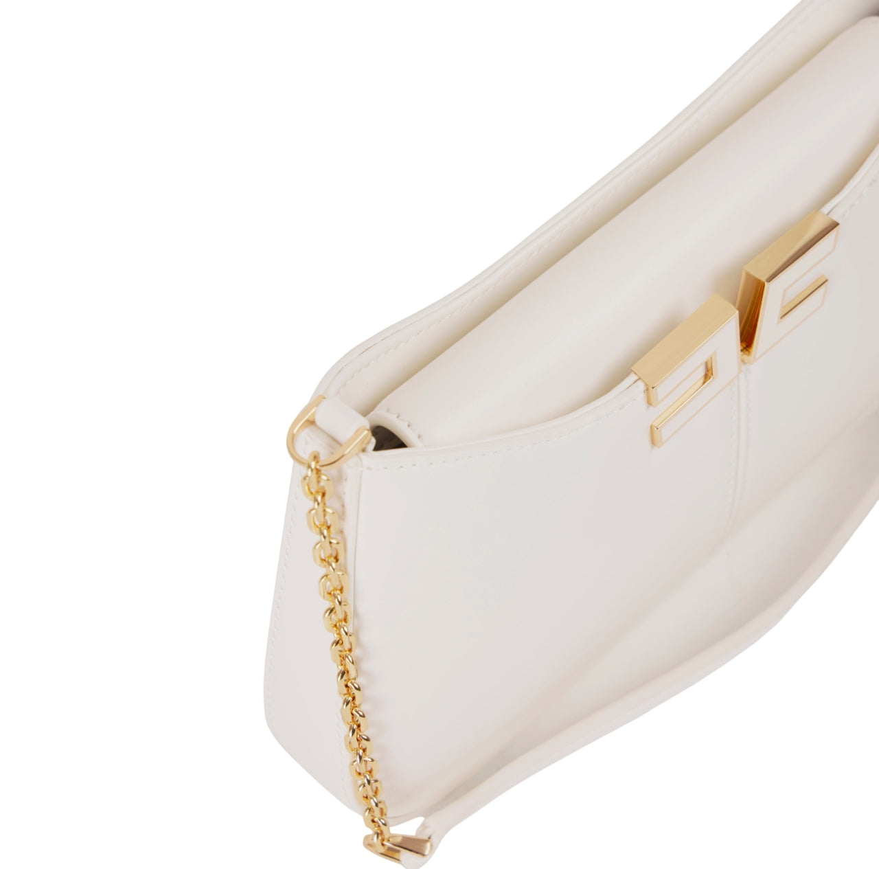 ELISABETTA FRANCHI Borsa donna Elisabetta Franchi BS93A61E2360 a spalla Avorio<BR/> BS93A61E2 360