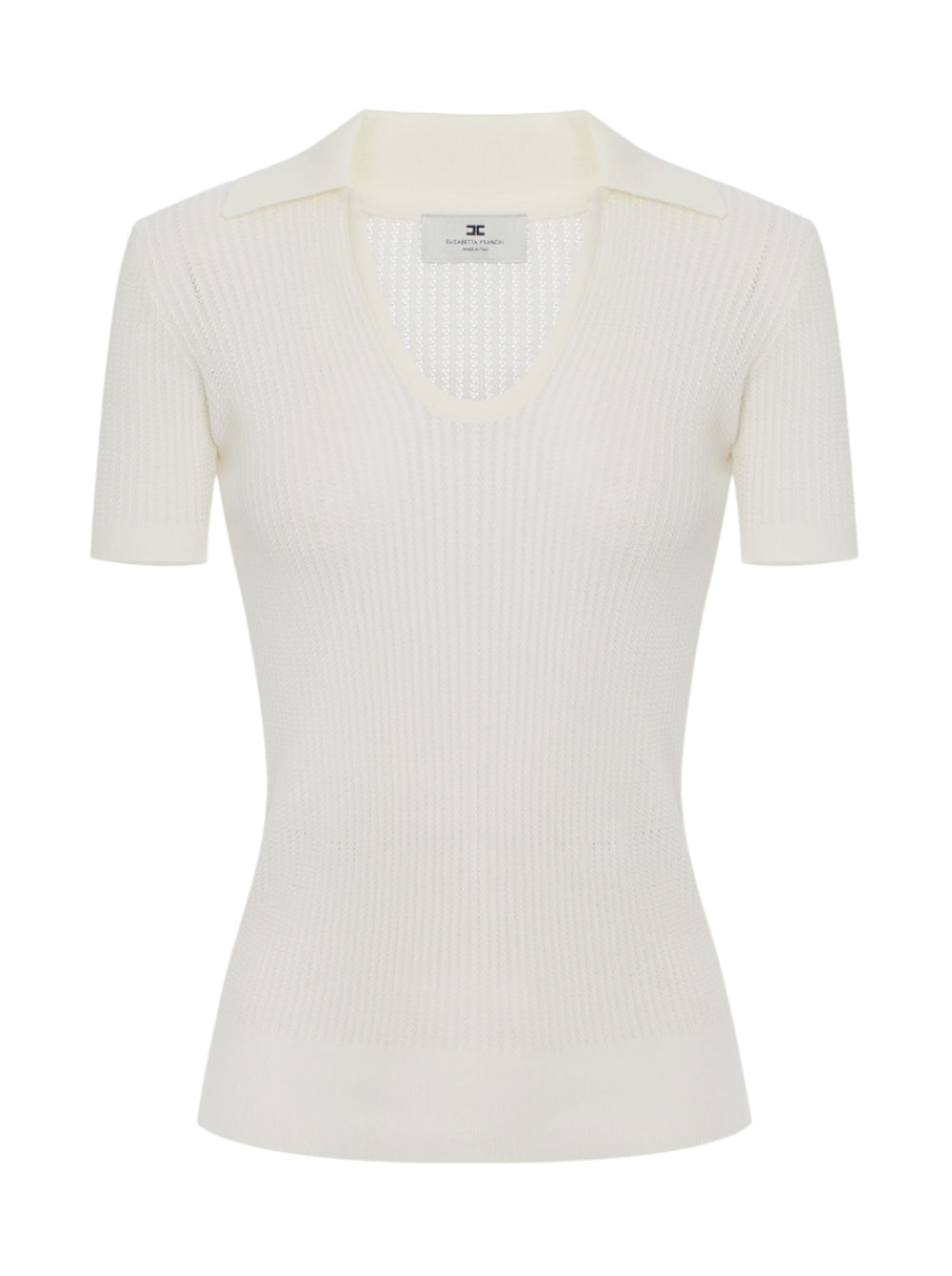 ELISABETTA FRANCHI Maglia Elisabetta Franchi donna MK74Q61E2360 Avorio<BR/><BR/> MK74Q61E2 360