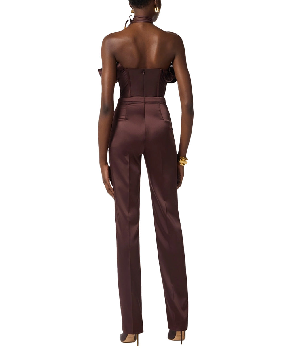 ELISABETTA FRANCHI Tuta ELISABETTA FRANCHI donna TU06562E2 Cacao TU06562E2 644