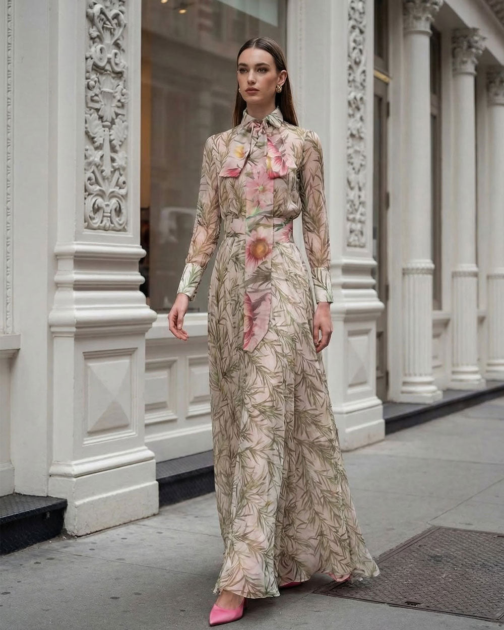 GIADA CURTI Abito Giada Curti donna A430C16 rosa A430 C16