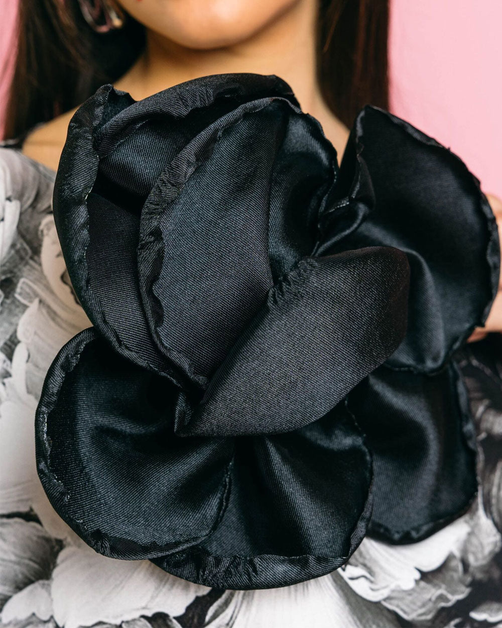 GIADA CURTI Spilla Giada Curti donna F70 nero F70 M50
