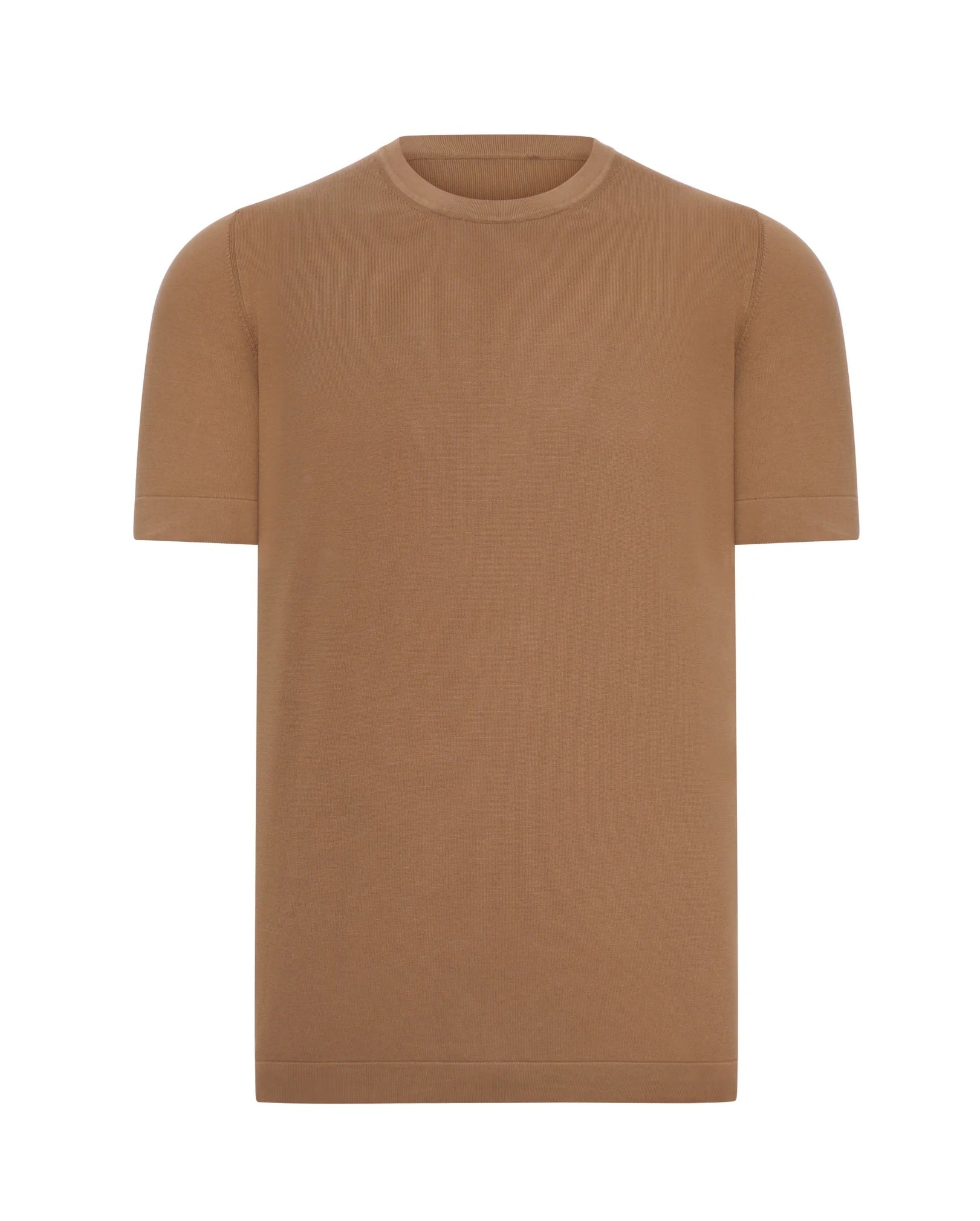 GRAN SASSO T-shirt Gran Sasso uomo 4316821820 168 Cotone Organico in maglia vintage Marrone<BR/> 4316821820 168