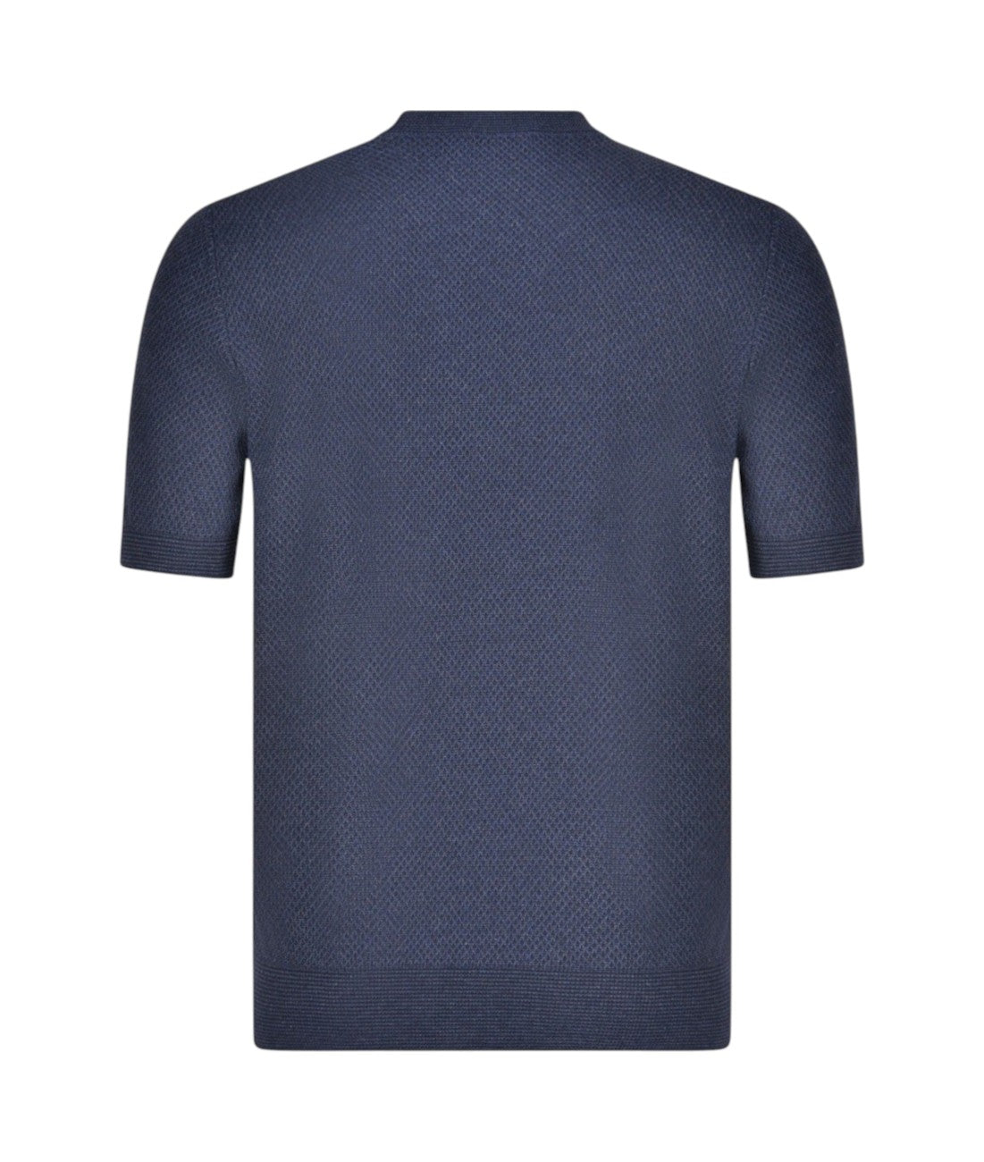 GRAN SASSO T-shirt Gran Sasso uomo 5713620651 598 Fresh Cotton punto nido d'ape bicolore Blu<BR/> 5713620651 598